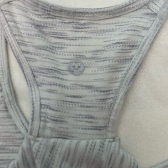 Lululemon Essential Tank Tiger Space Dye Black White 3570 - Picture 7 of 11